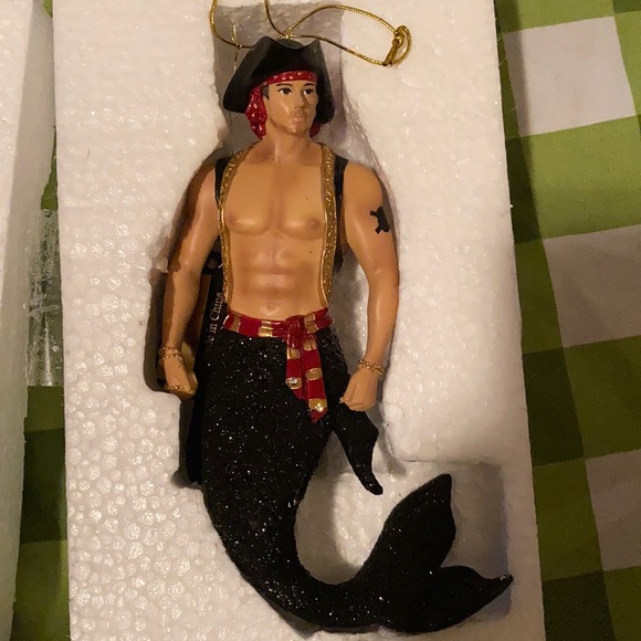 π Diamonds Merman Ornament - Picture 2 of 2